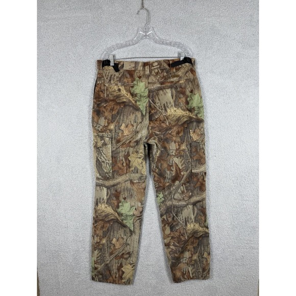 Woolrich Camo Pants Mens M 36x34 Saddle Cloth Soft Hunting Advantage Timber - Picture 10 of 10